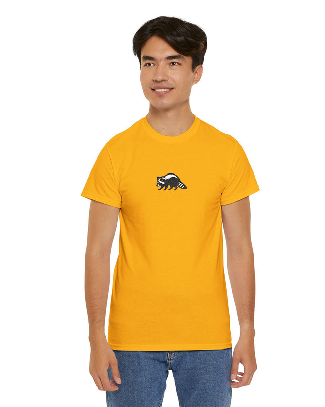 Grosses Besticktes Waschbär T-Shirt