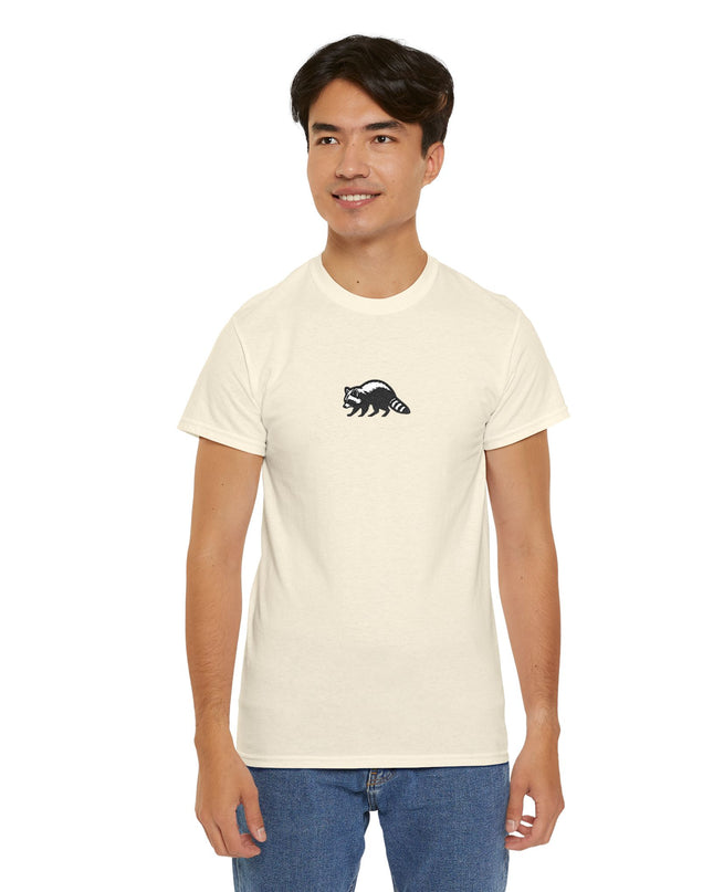 Grosses Besticktes Waschbär T-Shirt