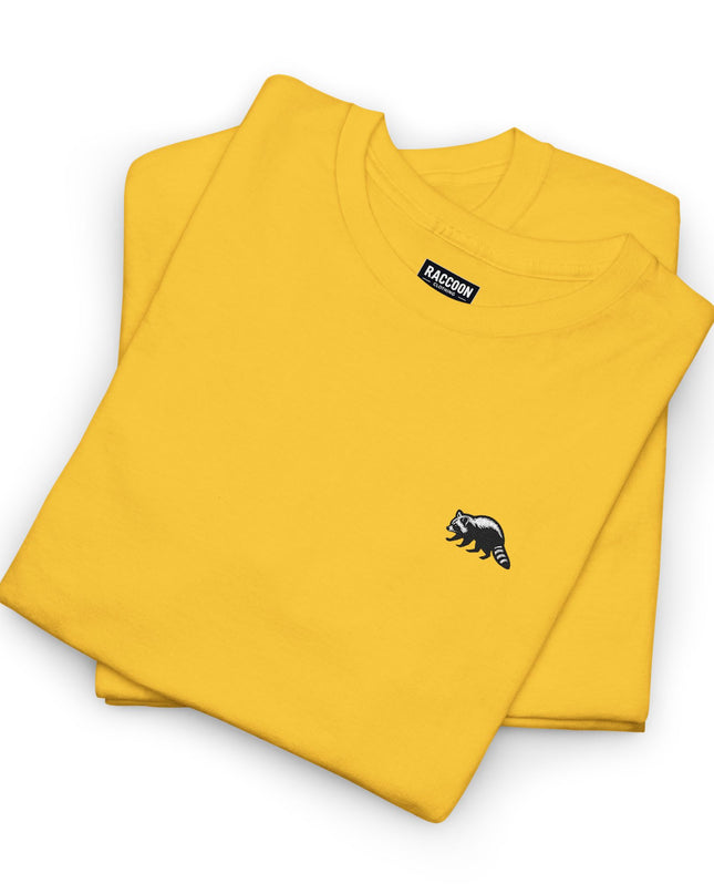 Besticktes Waschbär T-Shirt