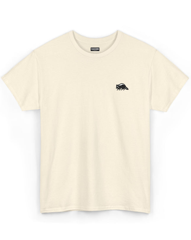 Besticktes Waschbär T-Shirt