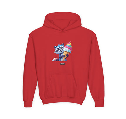 Eiscreme Waschbär - Kids Hoodie
