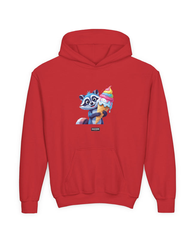 Eiscreme Waschbär - Kids Hoodie