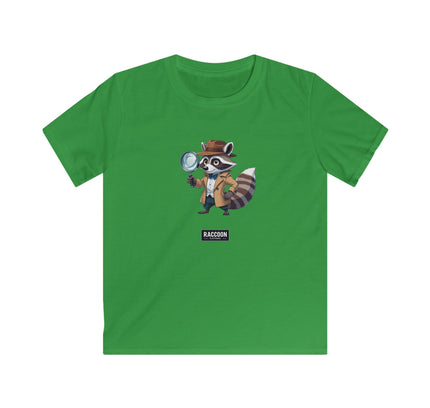 Detektiv Waschbär - Kinder T-Shirt
