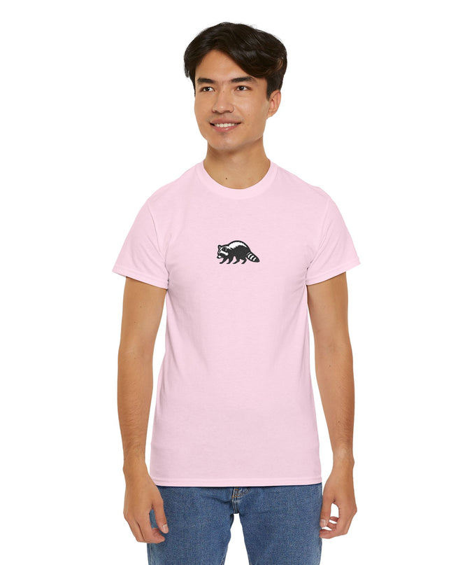 Grosses Besticktes Waschbär T-Shirt