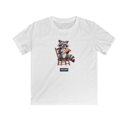 Pizza Waschbär - Kinder T-Shirt