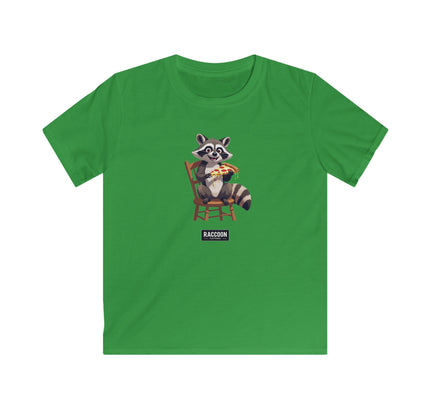 Pizza Waschbär - Kinder T-Shirt