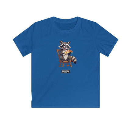 Pizza Waschbär - Kinder T-Shirt