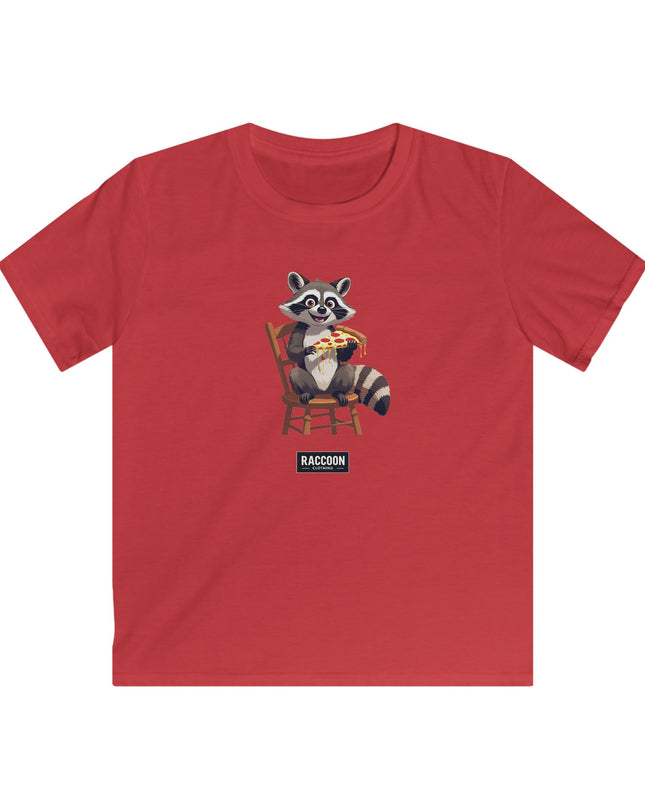 Pizza Waschbär - Kinder T-Shirt