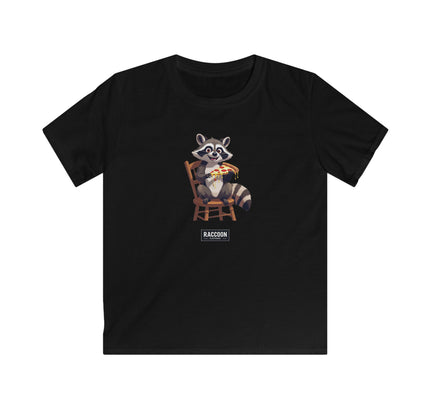 Pizza Waschbär - Kinder T-Shirt