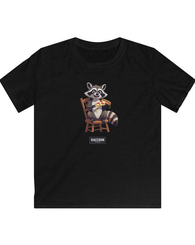 Pizza Waschbär - Kinder T-Shirt
