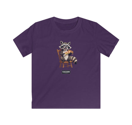 Pizza Waschbär - Kinder T-Shirt