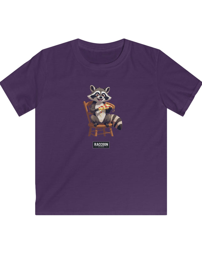 Pizza Waschbär - Kinder T-Shirt