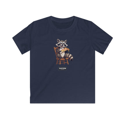 Pizza Waschbär - Kinder T-Shirt
