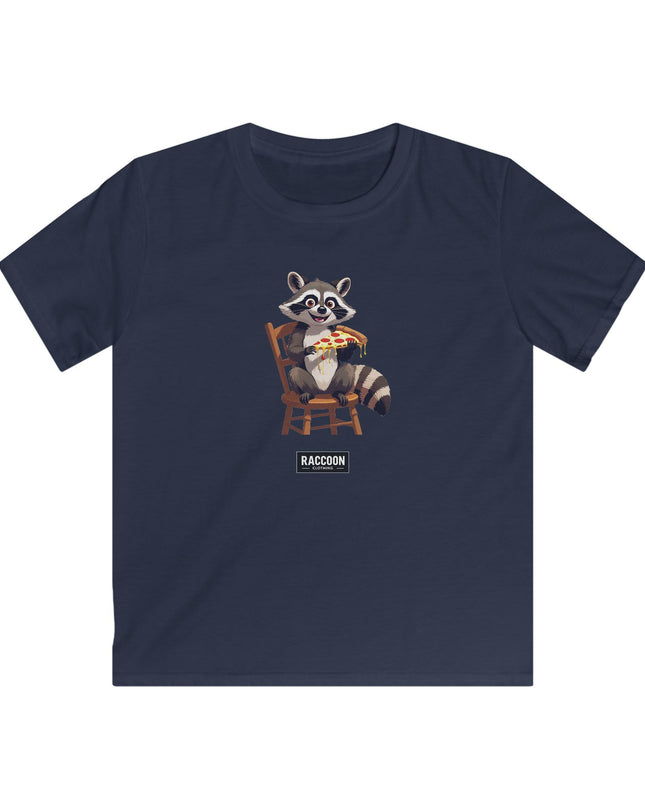 Pizza Waschbär - Kinder T-Shirt