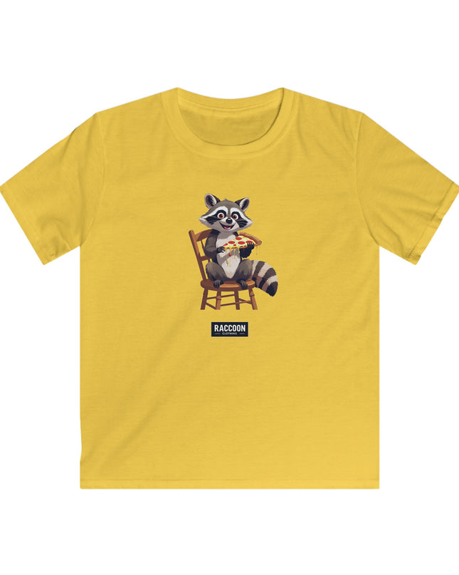 Pizza Waschbär - Kinder T-Shirt