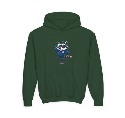 Street Style Waschbär - Kids Hoodie