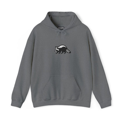 Large Raccoon Embroidered Unisex Hoodie
