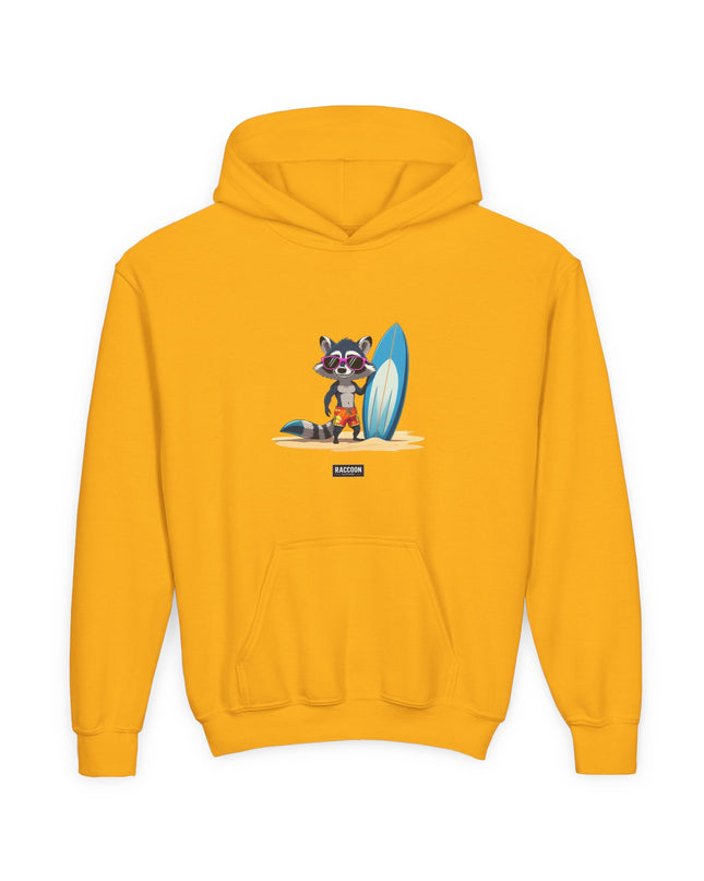 Surfer Waschbär - Kids Hoodie