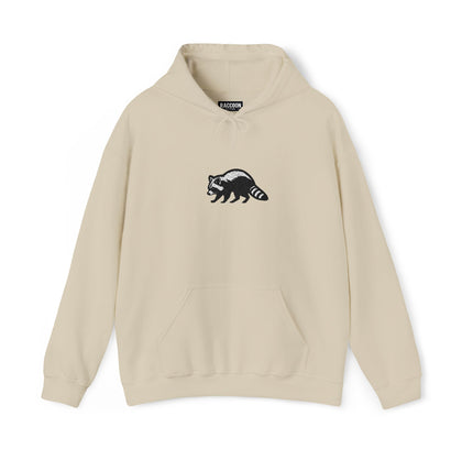 Large Raccoon Embroidered Unisex Hoodie
