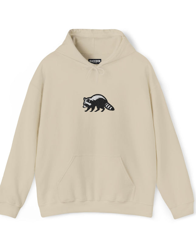 Large Raccoon Embroidered Unisex Hoodie