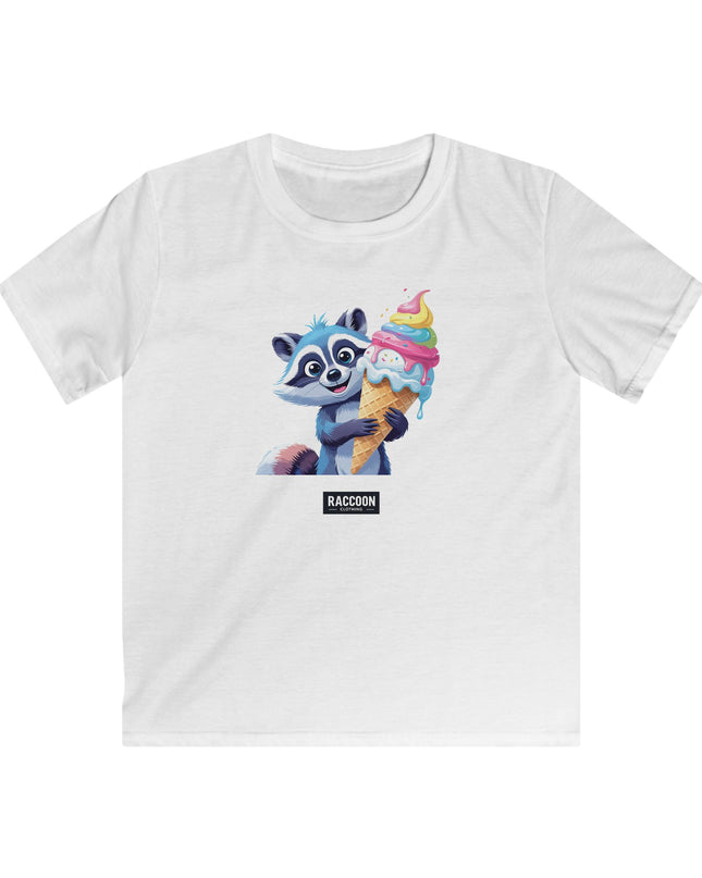 Eiscreme Waschbär - Kinder T-Shirt