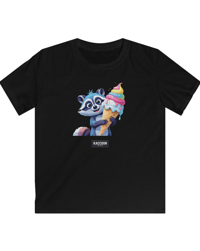 Eiscreme Waschbär - Kinder T-Shirt