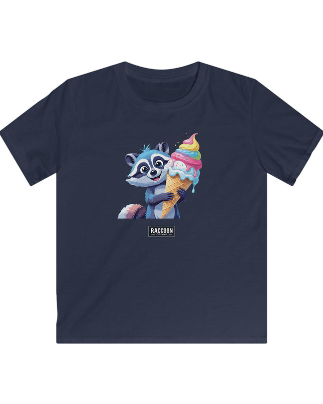 Eiscreme Waschbär - Kinder T-Shirt