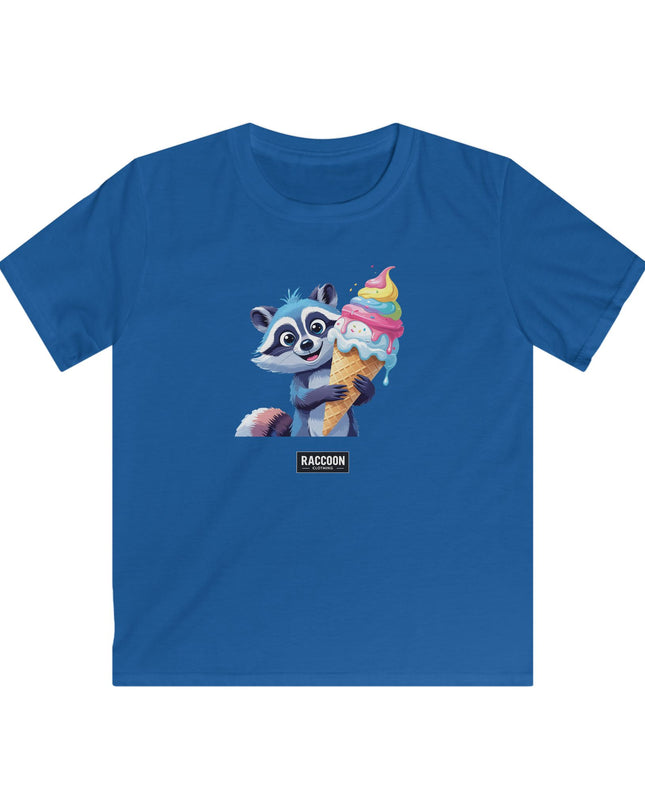 Eiscreme Waschbär - Kinder T-Shirt