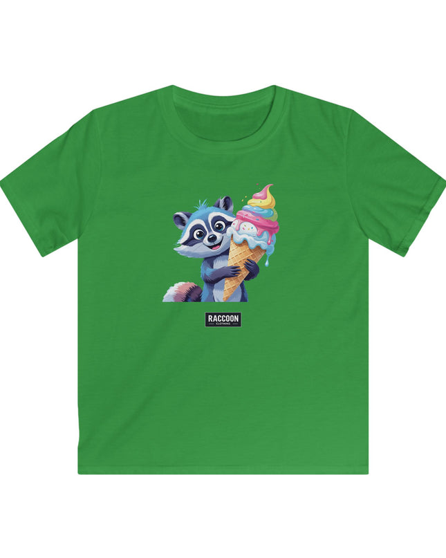 Eiscreme Waschbär - Kinder T-Shirt