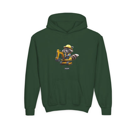 Bauarbeiter Waschbär - Kids Hoodie