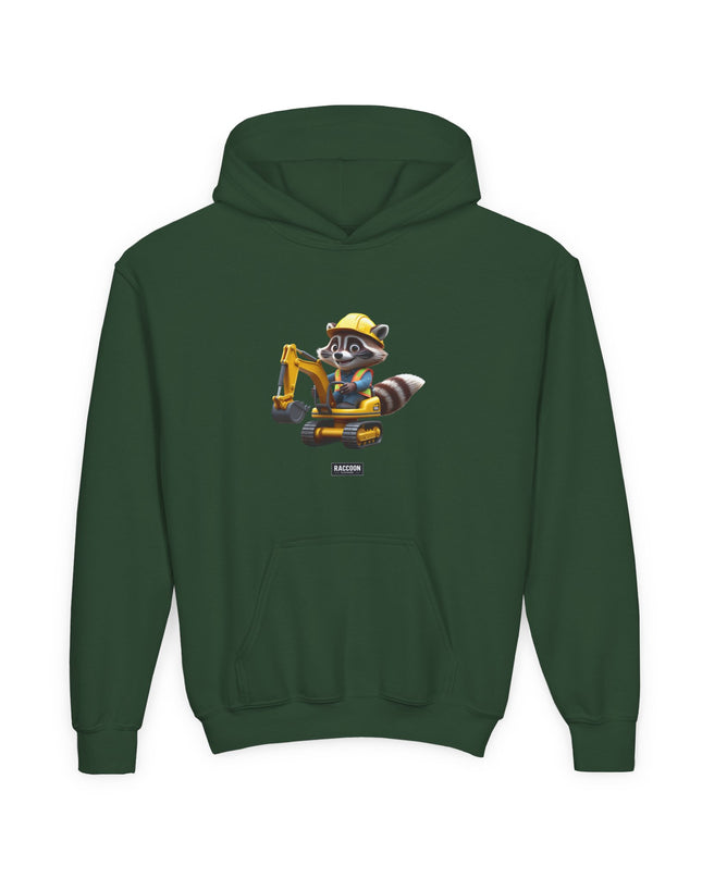 Bauarbeiter Waschbär - Kids Hoodie