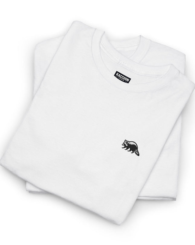 Besticktes Waschbär T-Shirt