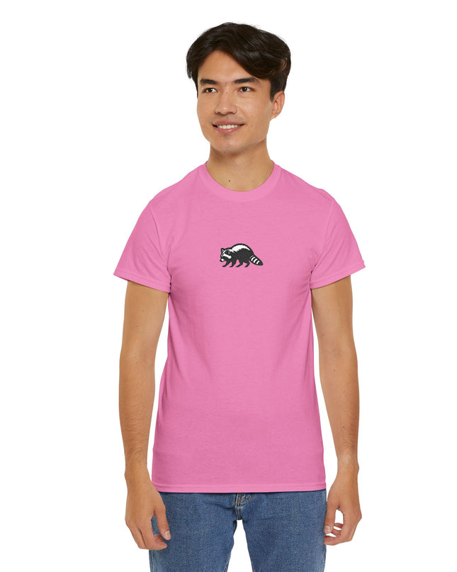 Grosses Besticktes Waschbär T-Shirt
