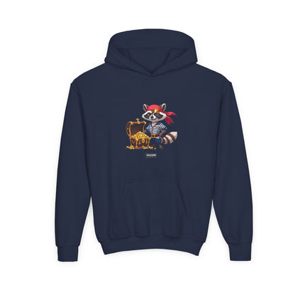 Piraten Waschbär - Kids Hoodie