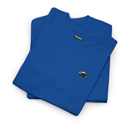 Besticktes Waschbär T-Shirt