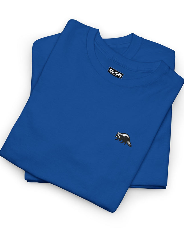Besticktes Waschbär T-Shirt