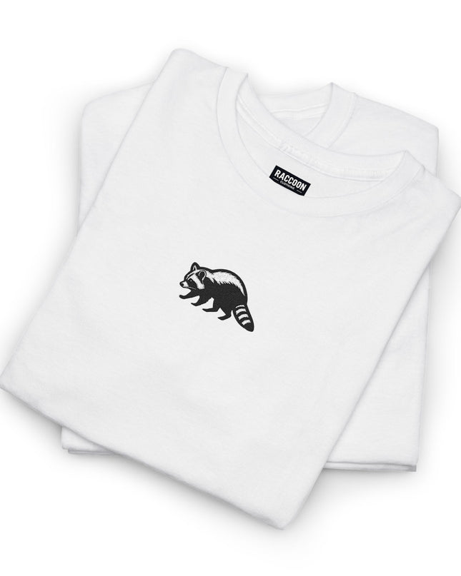 Grosses Besticktes Waschbär T-Shirt