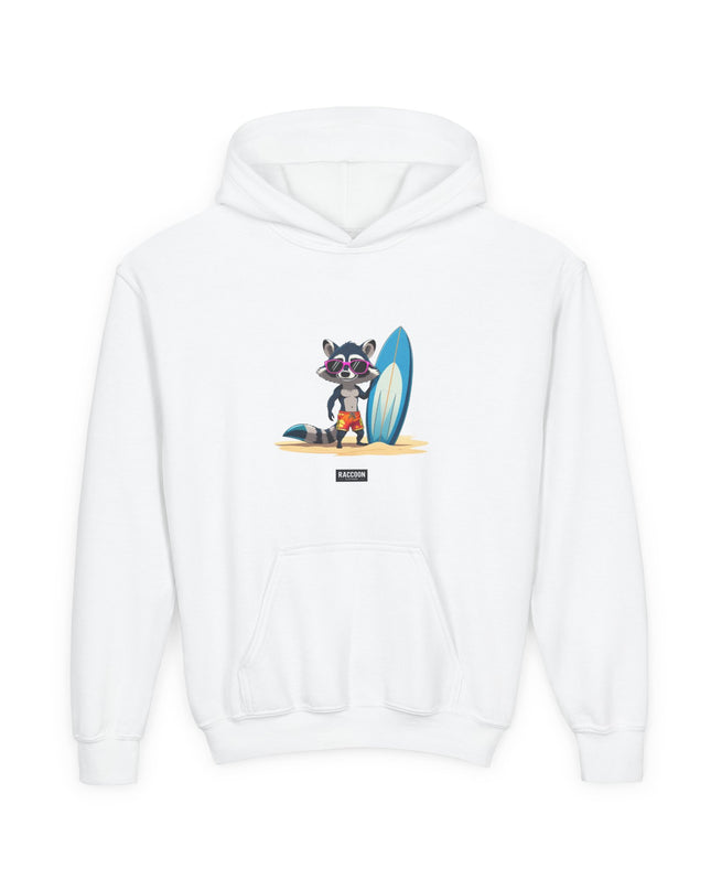 Surfer Waschbär - Kids Hoodie
