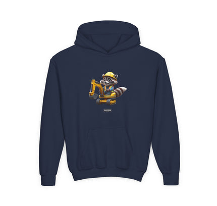 Bauarbeiter Waschbär - Kids Hoodie