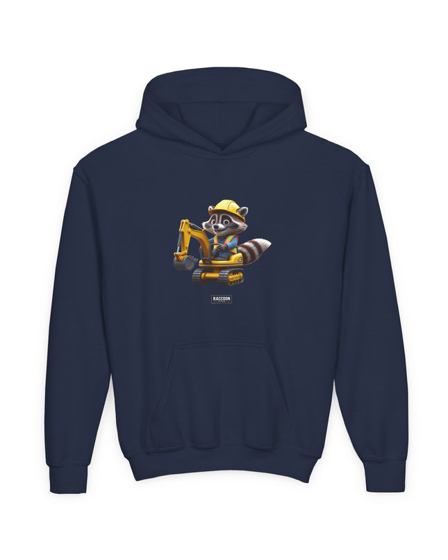 Bauarbeiter Waschbär - Kids Hoodie