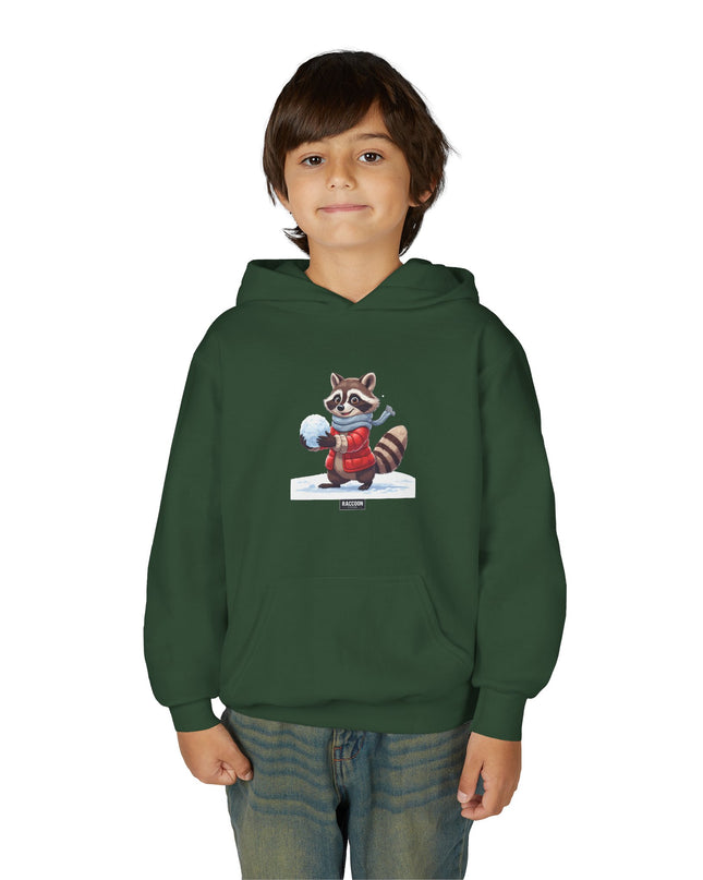 Schneeball Waschbär - Kids Hoodie