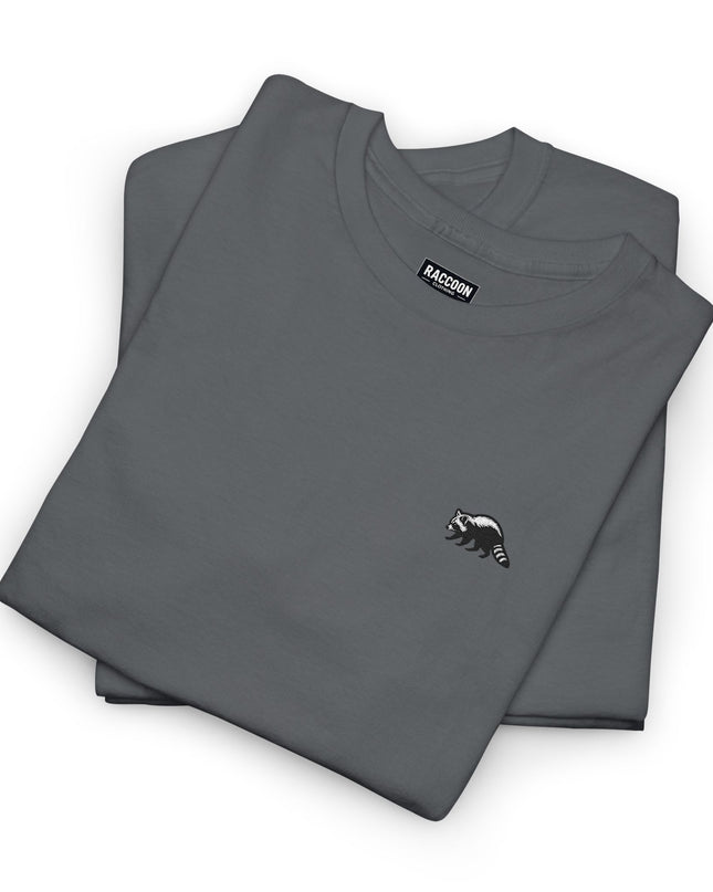 Besticktes Waschbär T-Shirt