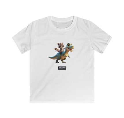 T-Rex Waschbär - Kinder T-Shirt