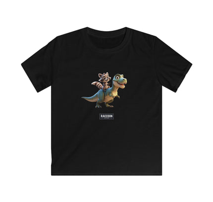 T-Rex Waschbär - Kinder T-Shirt