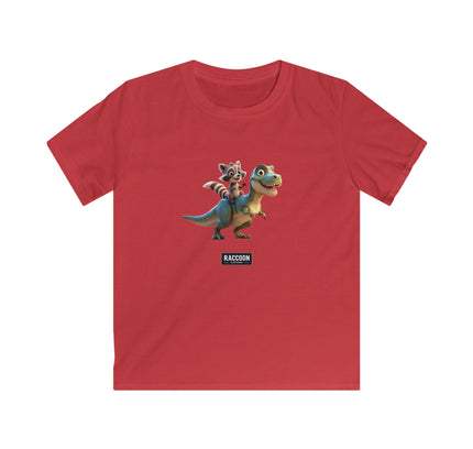 T-Rex Waschbär - Kinder T-Shirt