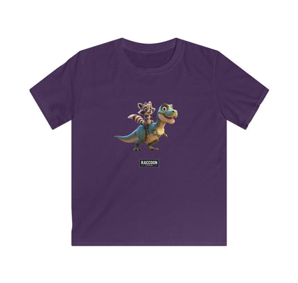 T-Rex Waschbär - Kinder T-Shirt