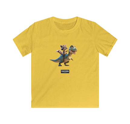 T-Rex Waschbär - Kinder T-Shirt