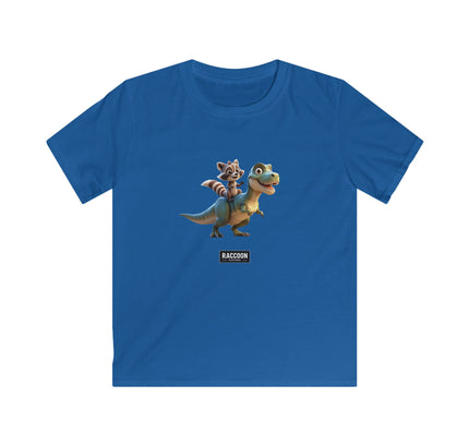 T-Rex Waschbär - Kinder T-Shirt