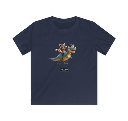 T-Rex Waschbär - Kinder T-Shirt