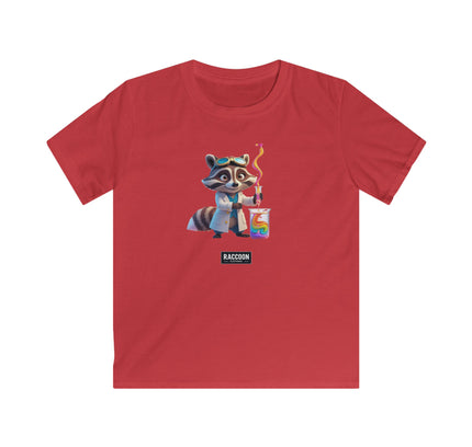 Wissenschafts Waschbär - Kinder T-Shirt